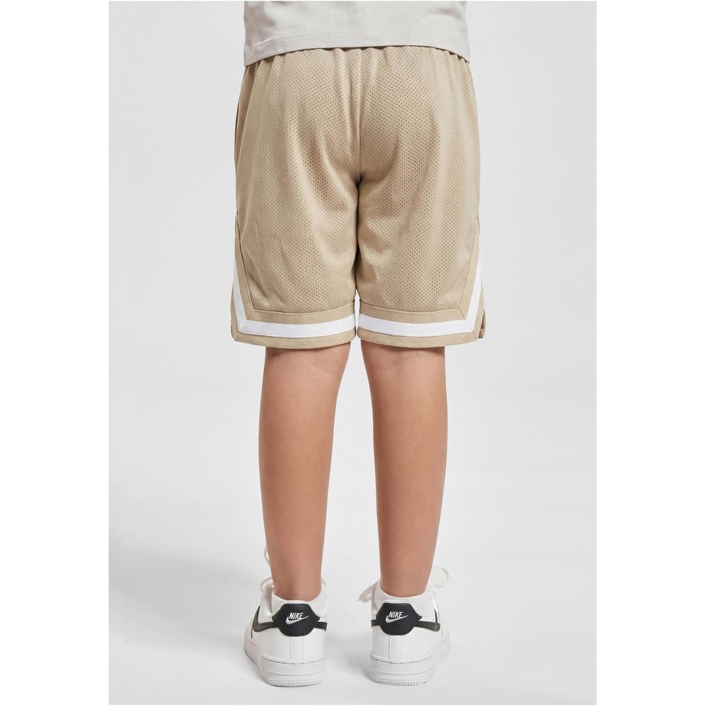 Urban Classics - Boys Stripes Mesh Short enfant - Beige